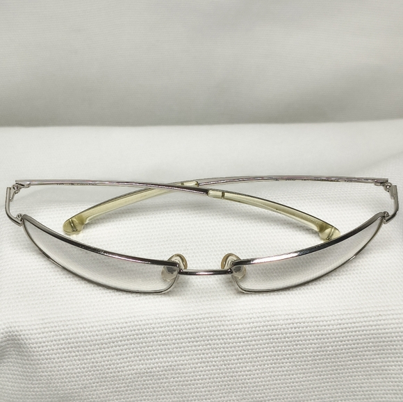 True Vintage Calvin Klein Sunglasses CK 2032 Silver Rare Collectible Frames - Picture 2 of 8